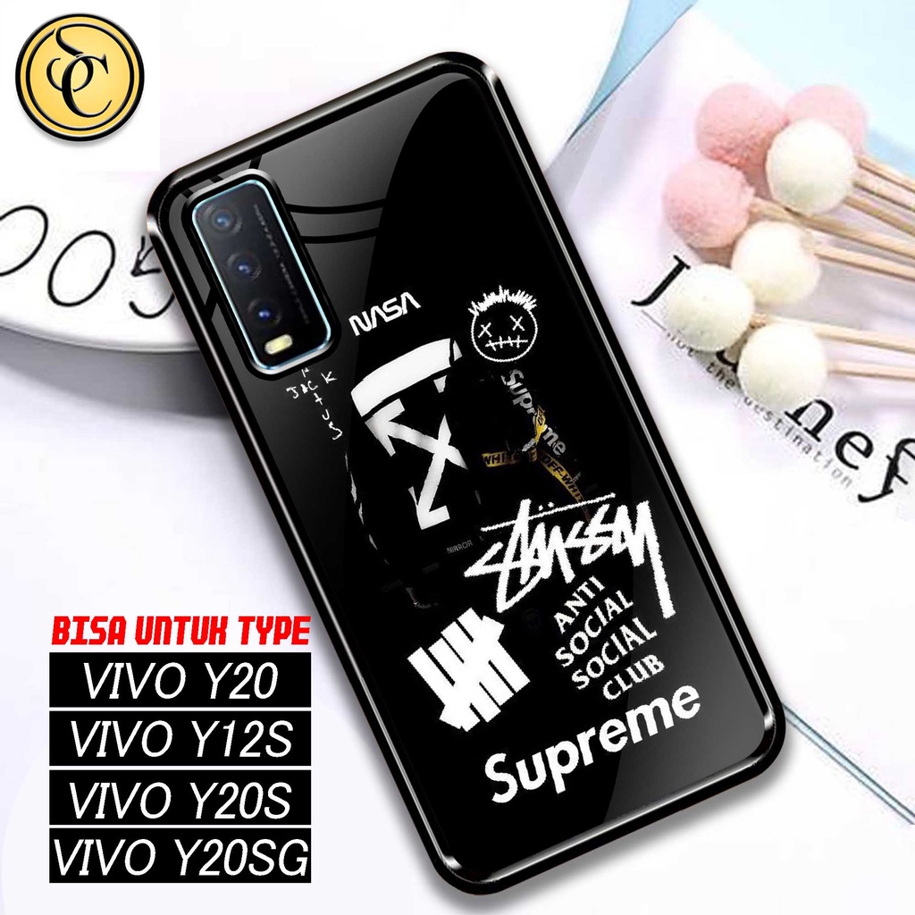 Sukses Case Glossy VIVO Y12S Y20 Y20S - Hardcase 2D Glossy VIVO Y12S Y20 Y20S - Silikon Hp Vivo- Sil