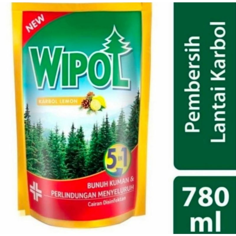 WIPOL KARBOL DESINFECTANT PEMBERSIH LANTAI 780ML