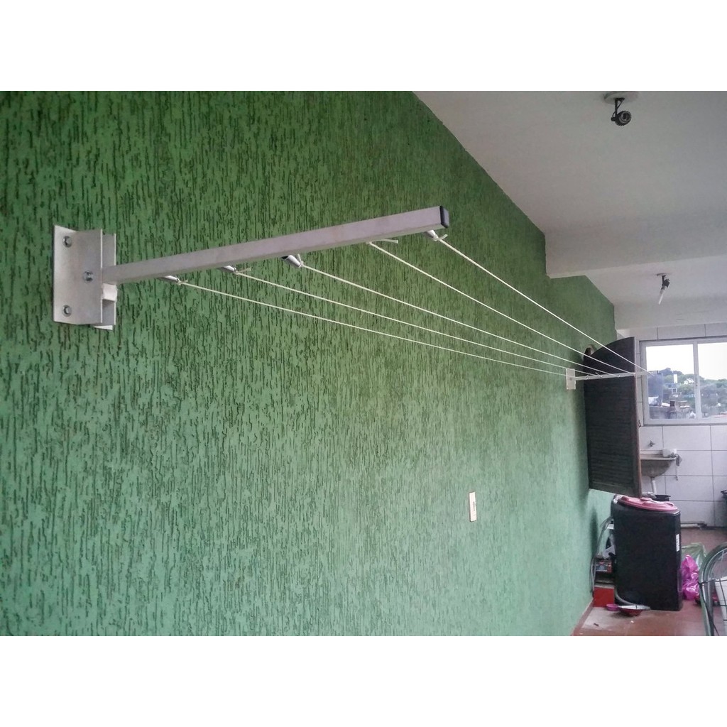 Gantungan Baju Besi Lipat Laundry