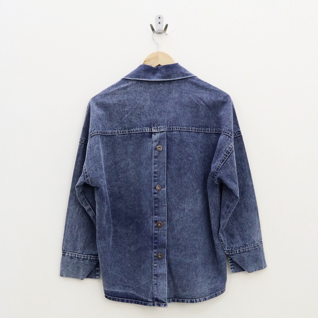 (ORIGINAL) Oversize silva jacket jeans wanita by Genijeans