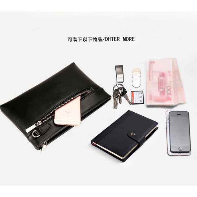 MLNSHP Rhodey Tas Genggam Dompet Kulit Clutch Bag Size Large - HB-005