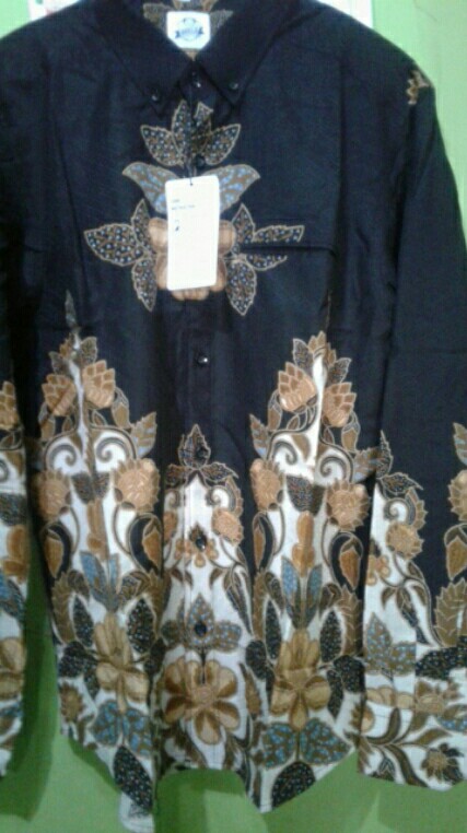 Kemeja Batik Pria Lengan Panjang Slimfit Barilie Prabu Kekinian Batik Modern Motif Keren Bahan Adhem