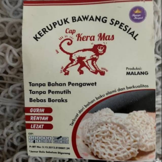 

Kerupuk Bawang Spesial