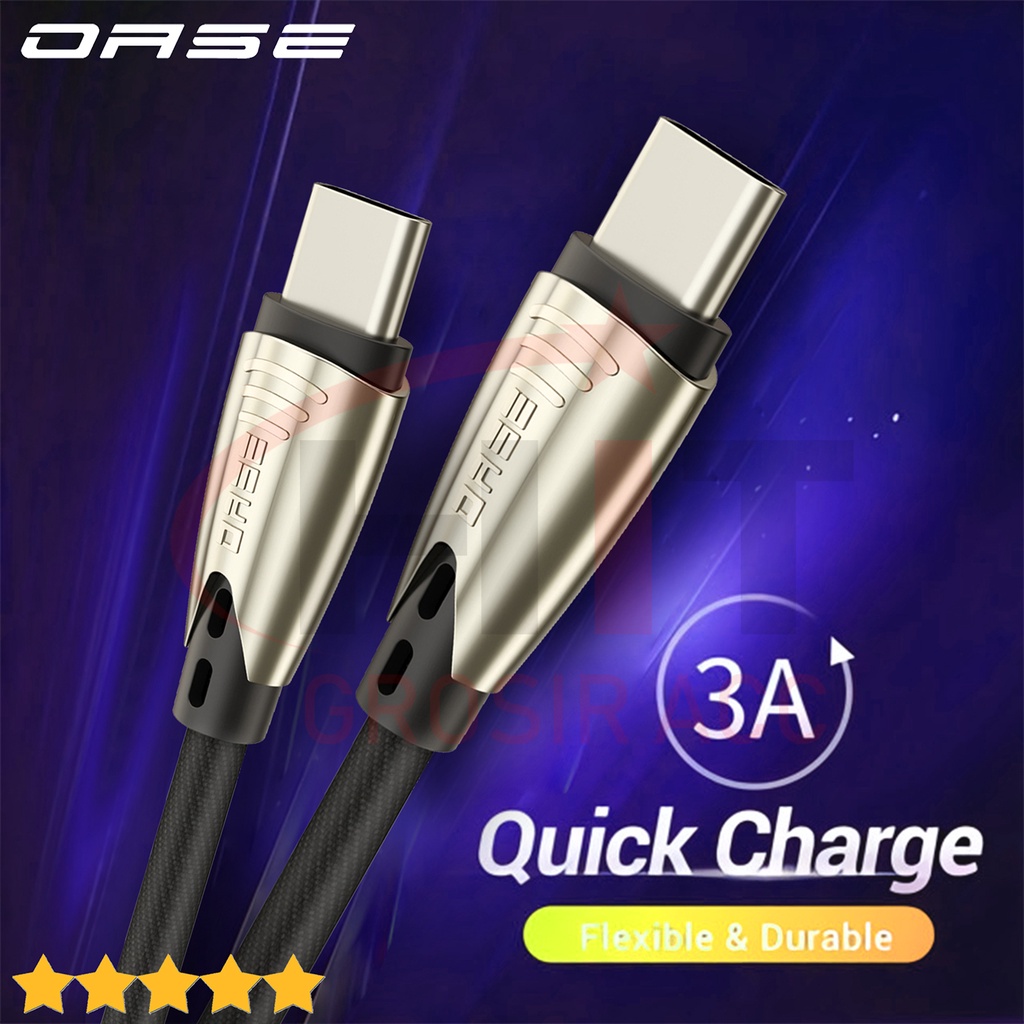 Kabel Charger OASE PowerLine+II USB C to USB C Cable 3ft M12C-C - 1 ME
