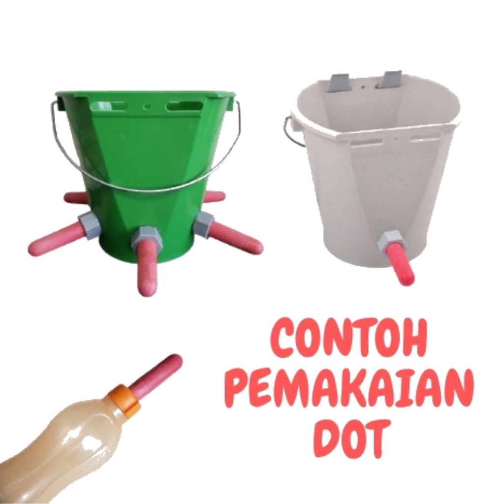 Dot Anak Sapi Set -Merah FEZONE