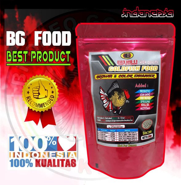 

Pelet BG food untuk ikan mas koki 250gr.....TERMURAH....pelet koki