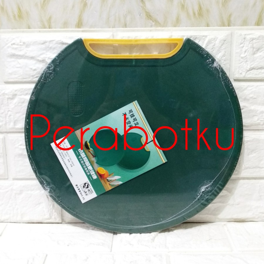 Talenan Bulat Hijau TM-TH / Talenan Plastik Tebal / Talenan Dapur