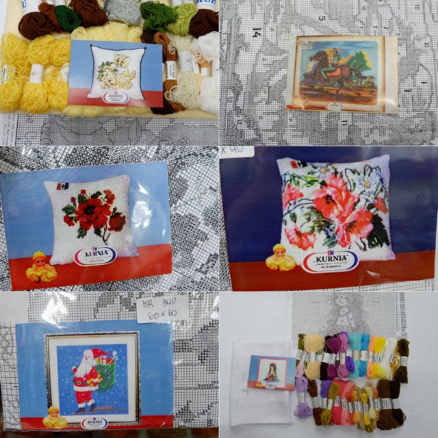 Kristik set / sulam kristik / sulam set 40x40