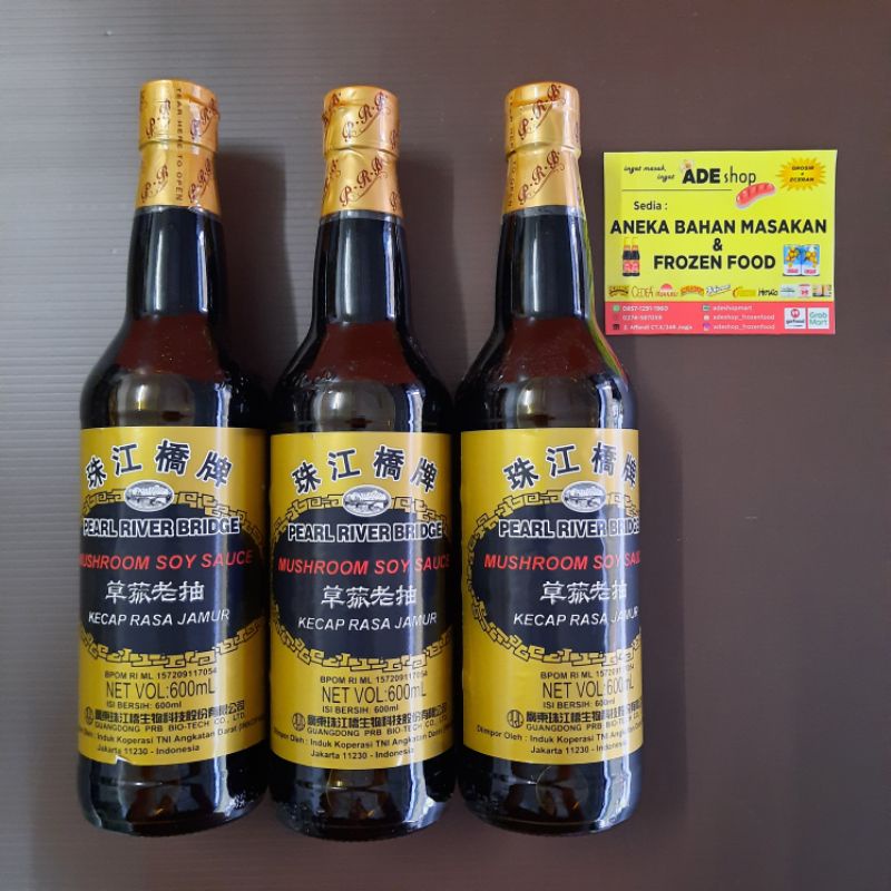

kecap mushroom jamur pearl river bridge 600ml