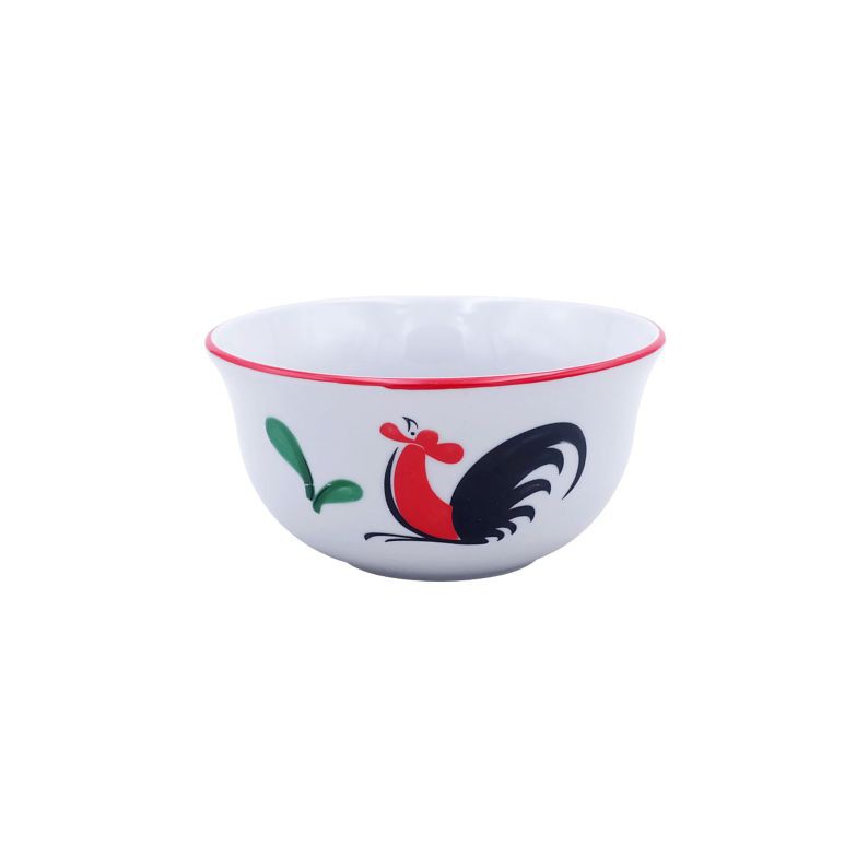 Kopin - Mangkok Keramik Porcelain Bowl Kopin Kukuruyuk Ayam Jago Kpz 4crb 4 Inci
