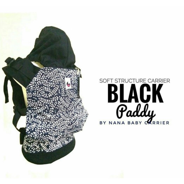 SSC Nana Baby Carrier Black Paddy