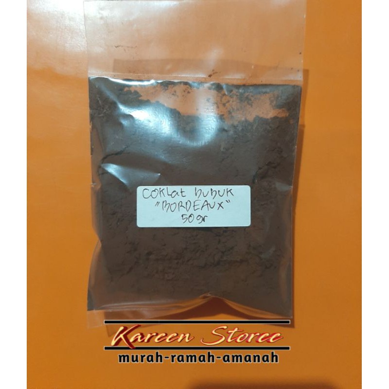 

Coklat Bubuk Tulip Bordeaux 50g