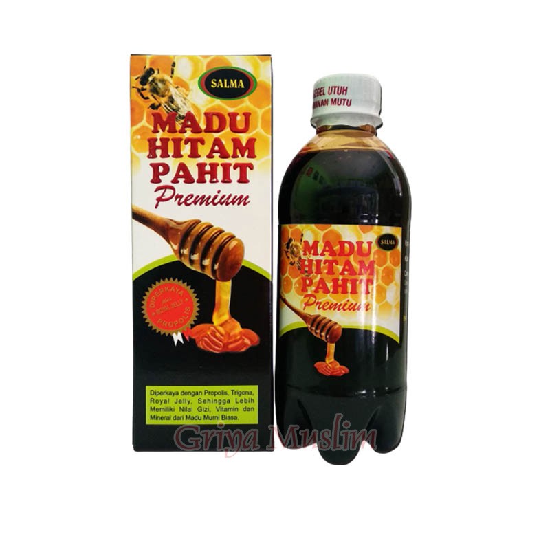 

Madu Hitam Pahit Salma Plus Royal Jelly Propolis - 500 gr