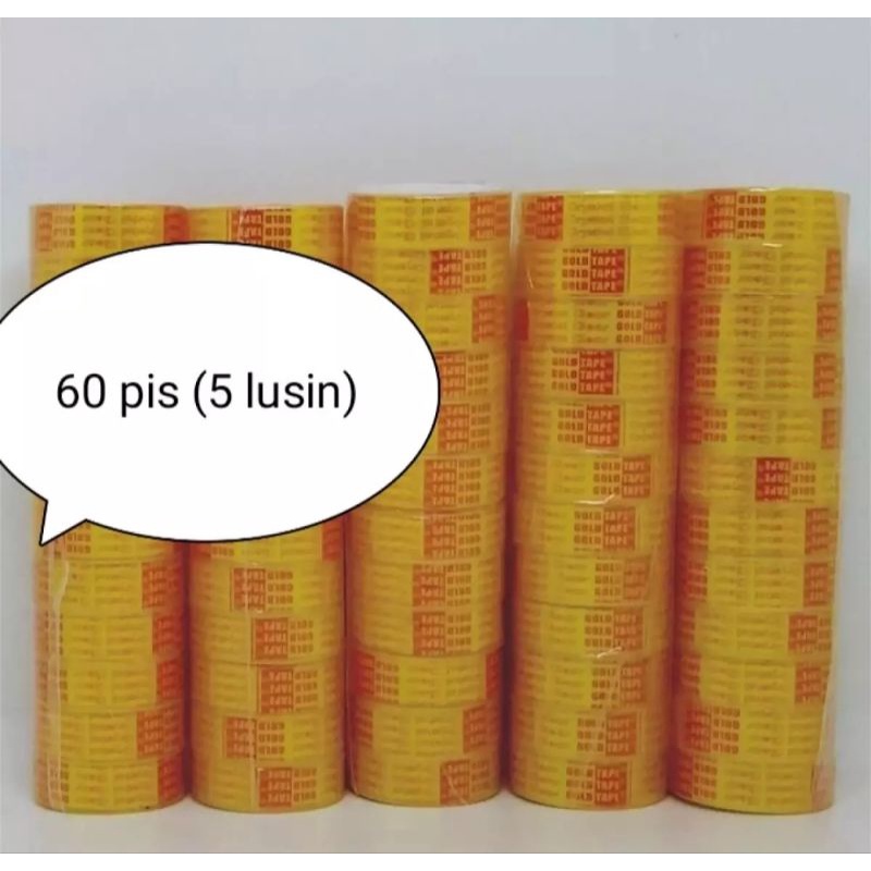 

goal tape isolasi kado 5 lusin