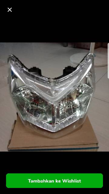 reflektor/ lampu depan supra X 125'14