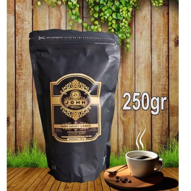 

(P-OIT {☎>) Kopi Lelet Lasem John Coffee 250gr||pasti dikirim