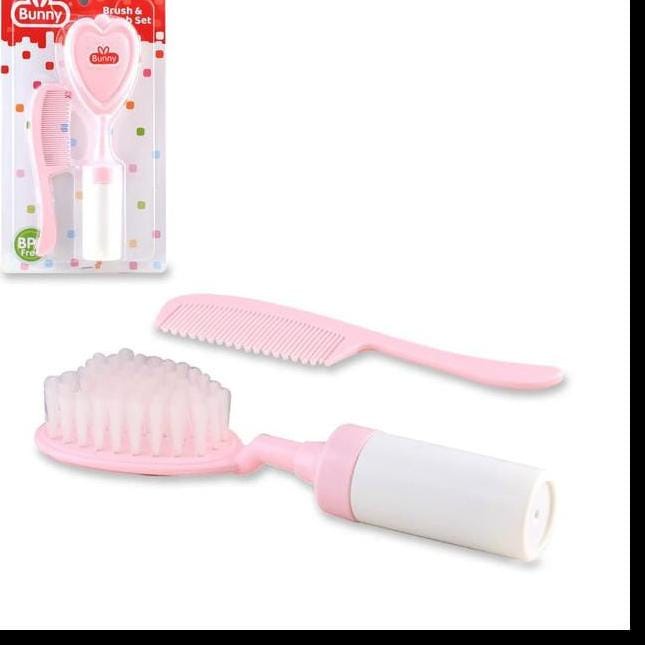 Lusty Bunny Brush &amp; Comb Set Sikat &amp; Sisir Bayi ADC-1106