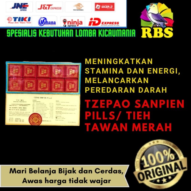 Tzepao Sanpien Pills Tetawan Merah Cepao San Pian Tze Bao San Pien
