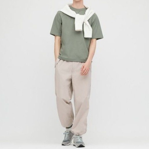 UNIQLO ORIGINAL ASLI READY SALE 80% Celana Panjang Parasut Anti Air Oversized Pria Jogger Pants