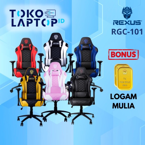 Rexus RGC101 V2 / RGC 101 Gaming Chair Kursi Gaming