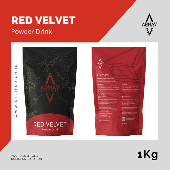 

Powder Drink Red Velvet Arnav - Bubuk Minuman Kue Red Velvet Premium