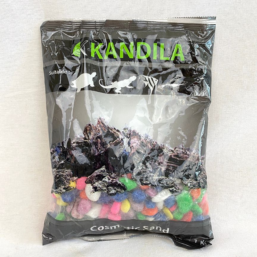 

KANDILA Batu Akuarium COLORED Gravels 10-12mm 1kg