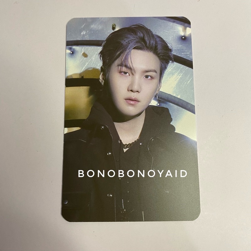 Pc Lucky draw proof sw suga min yoongi official / ld proof sw suga