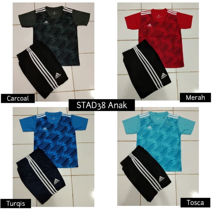 Terlaris Baju Setelan Futsal / Sepakbola Anak (Junior) Adidas STAD38