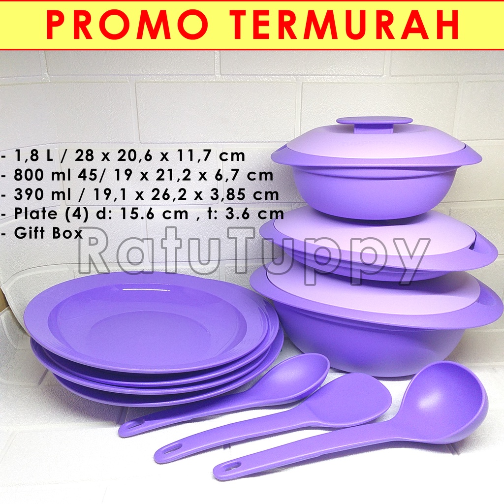 TERMURAH FAMILIA Serving Collection Tupperware