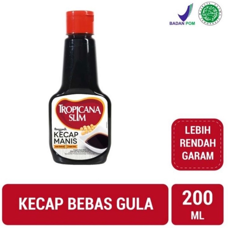 

TROPICANA SLIM KECAP MANIS 200ML / SWEET SOY SAUCE SUGAR FREE