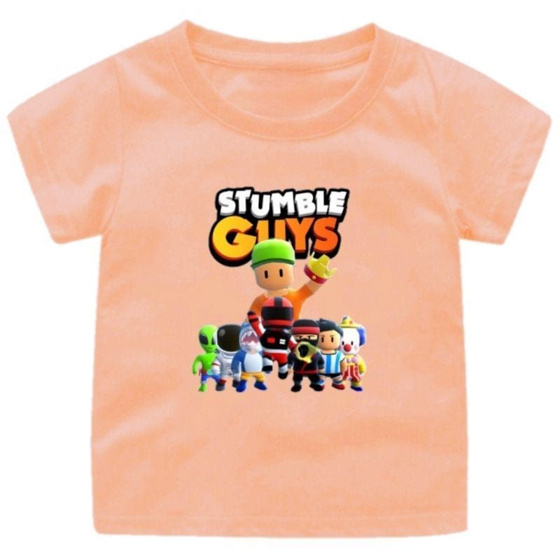 BAJU STUMBLE GUYS KING ANAK CEWEK-COWOK 1-12 TAHUN BAJU ANAK CEWEK ATASAN ANAK CEWEK
