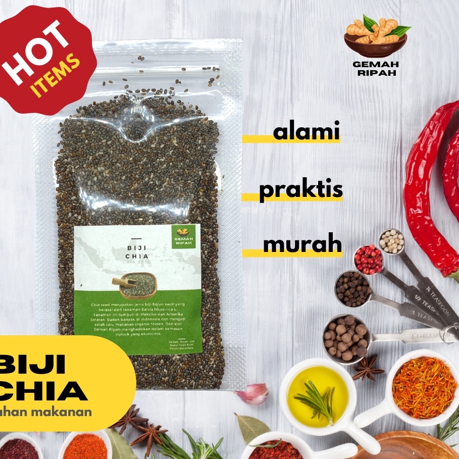 

Chia Seed Organic Mexico 1 Kg Premium Original Cia Seed Chia Seed Mexico