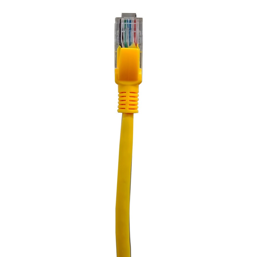 INDORACK C61Y 1 Meter Kabel Lan CAT6 UTP Patch Cord Cable -YELLOW