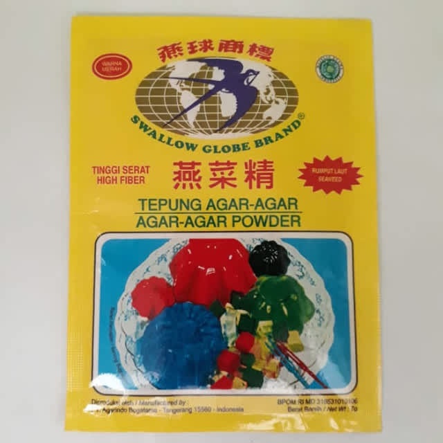 

tepung agar-agar merah