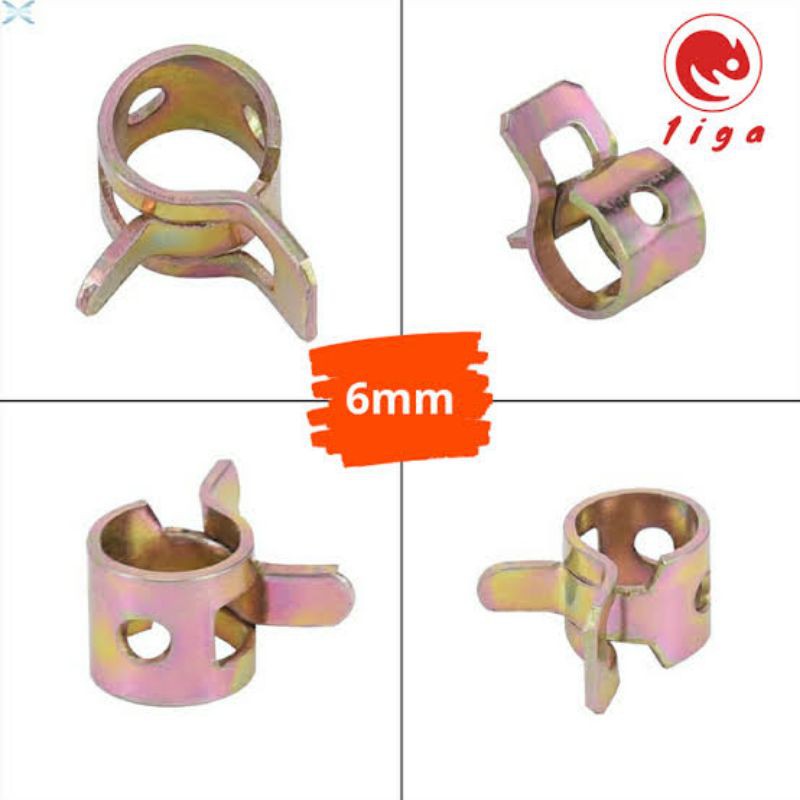 kleman selang model pegas klem selang pegas 6mm
