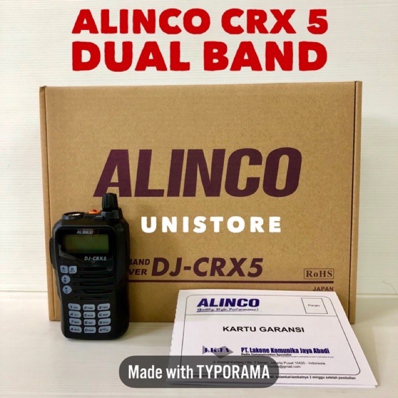 HT Alinco CRX5 Handy talky crx 5 walkie talkie Alinco Crx5