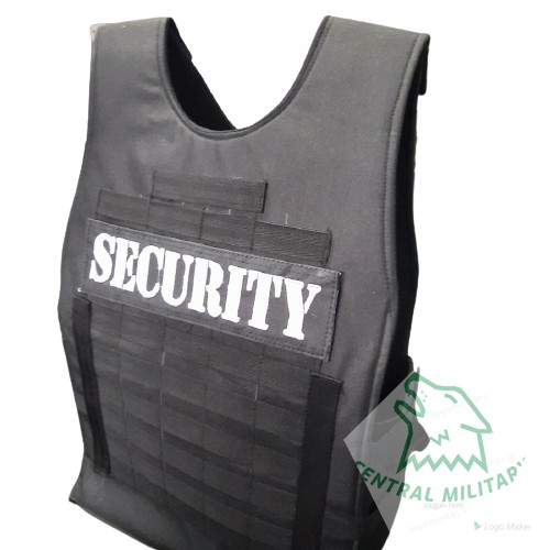 Rompi Pelindung Security Hitam/ Body Vest Motor/ Security