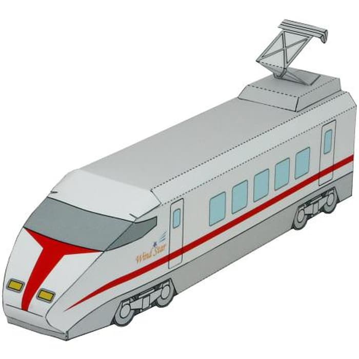 DIY Papercraft Craftown Kereta Express