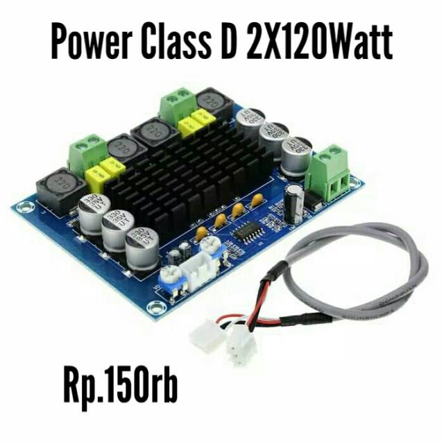 Power Class D 2x120Watt