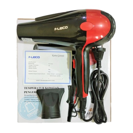 Hairdryer Fleco 281A / Hair Dryer Fleco / Beauty Salon Haircare / Pengering Rambut Fleco - 450 Watt