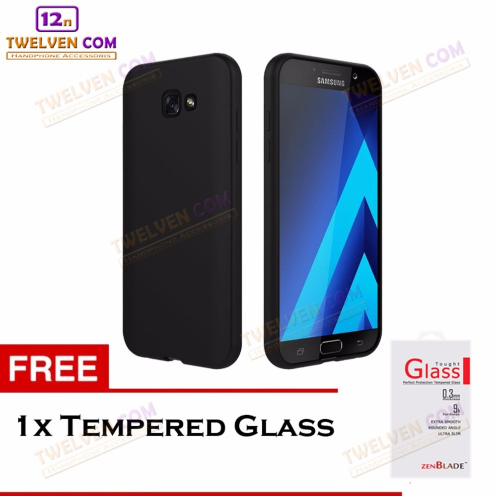 Case Ultra Slim Matte For Samsung A5 2017 A520 - Free Tempered Glass