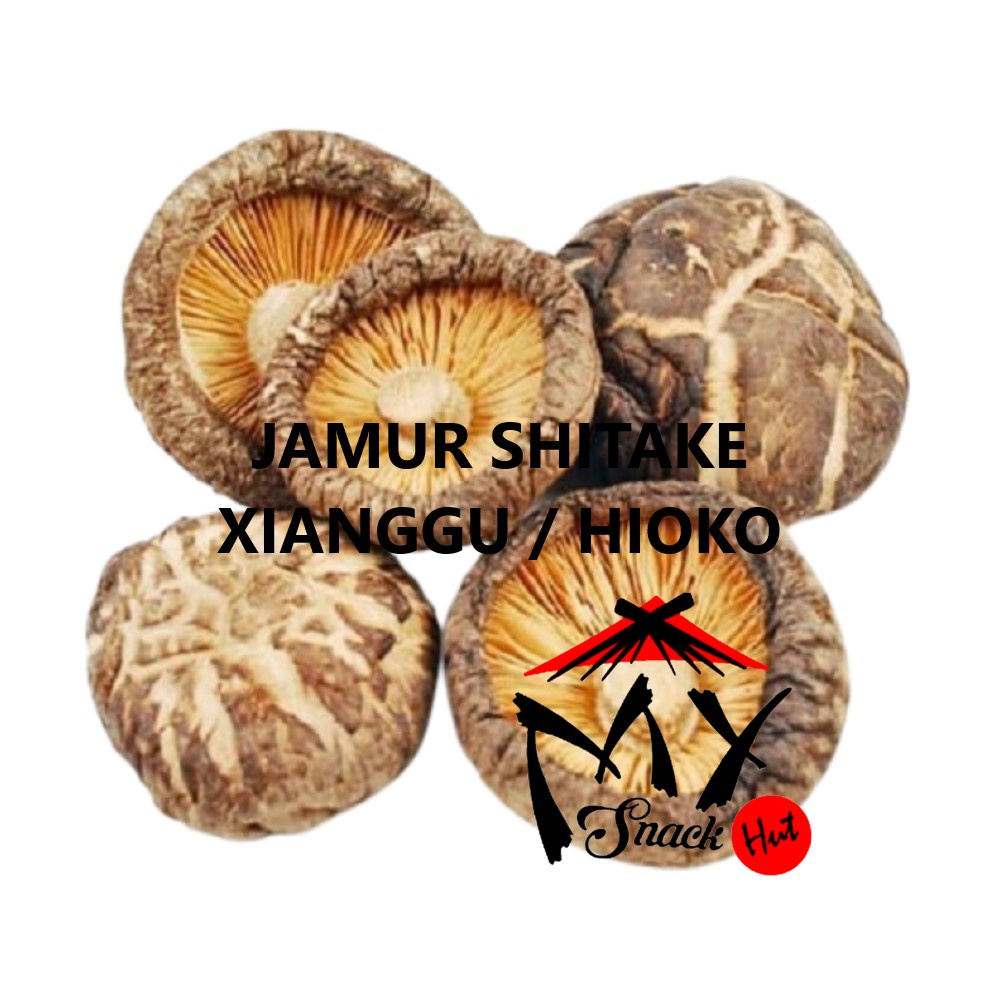 JAMUR SHITAKE KERING - DRIED HIOKO YOKO XIANGGU FRAGRANT MUSHROOM - JAMUR SITAKE PAYUNG SIANGKU 香菇