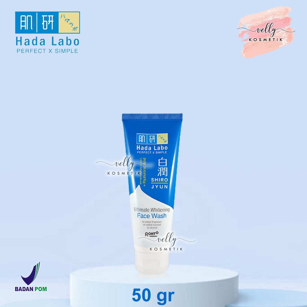 [GROSIR] Hada Labo Shirojyun Ultimate Whitening Face Wash 50gr