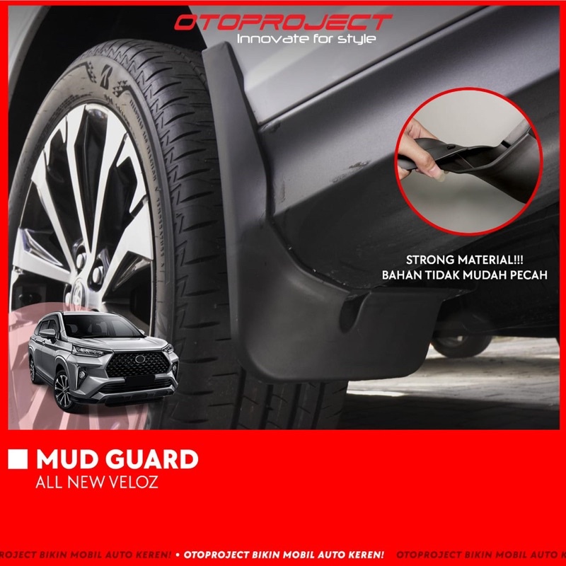 Mud Guard / Karpet Lumpur Avanza Xenia Veloz Xpander Raize BRV Rocky Otoproject