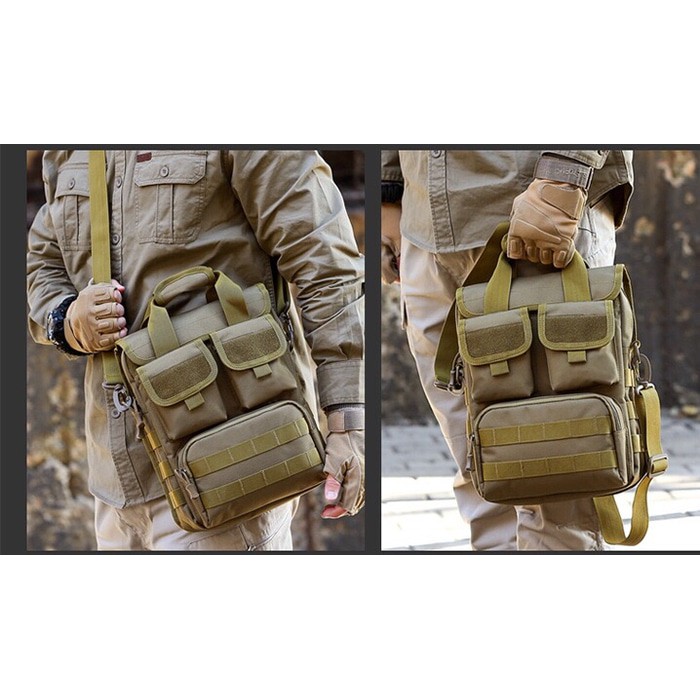 Tas Selempang Pria Slingbag Mesenger Bag Slempang Tactical Army 6017