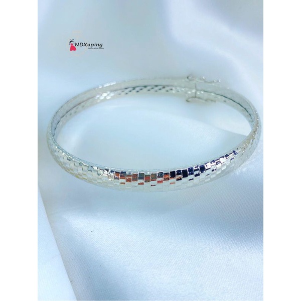 Gelang Keroncong Silver Rodhium Gloosy N29112102