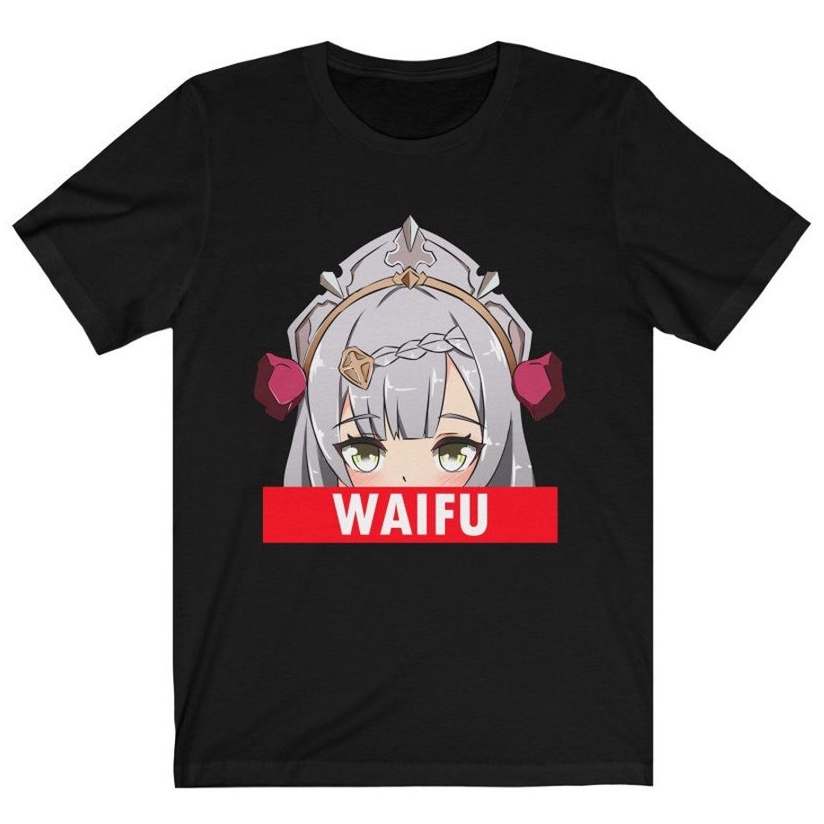 Tshirt Genshin Impact Noelle as Waifu Kawaii Girl Character