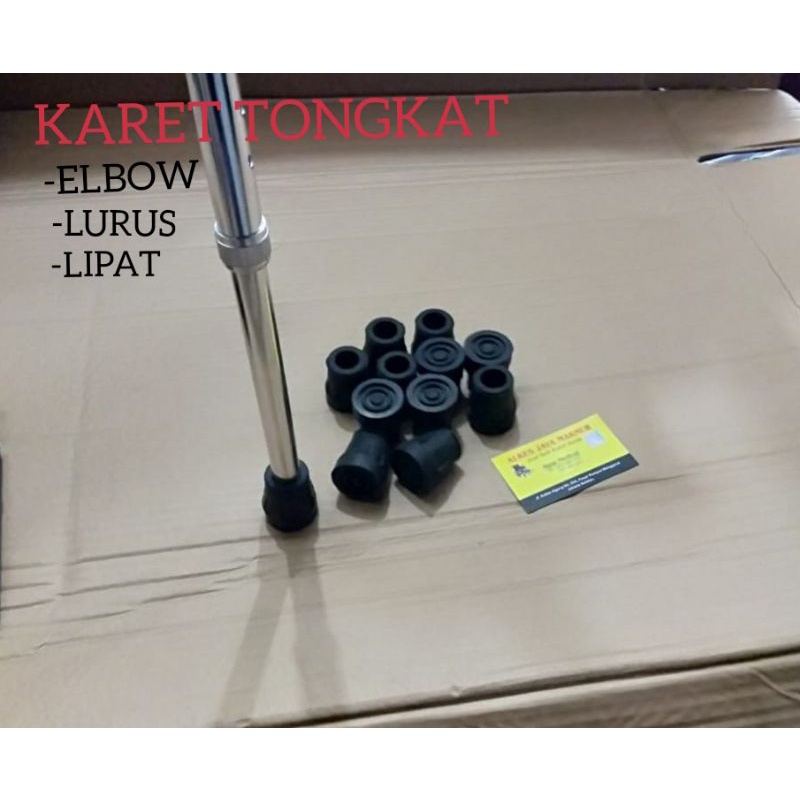 karet tongkat lurus/karet tongkat elbow/alas bawah tongkat siku