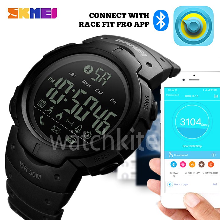 SKMEI 1301 Jam Tangan Pria Digital Smartwatch Bluetooth WK-SBY