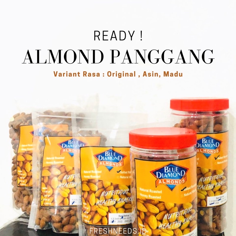 

Almond Kupas Panggang ( Roasted Almond )